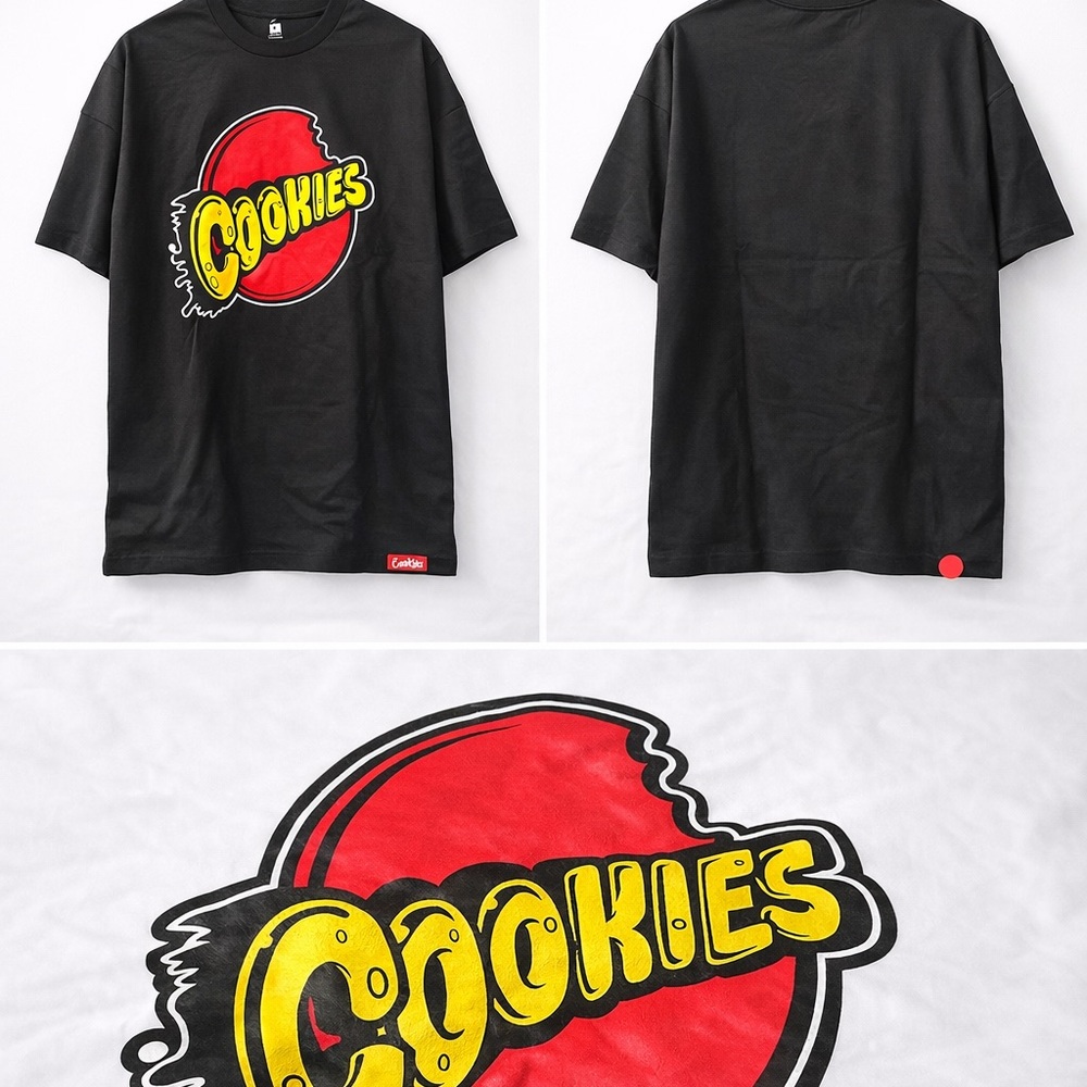 Cookies Logo Graphic T Shirt XL Black Streetwear Mens Tee Bay Area - Picture 2 of 3